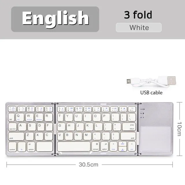 Mini skládací klávesnice