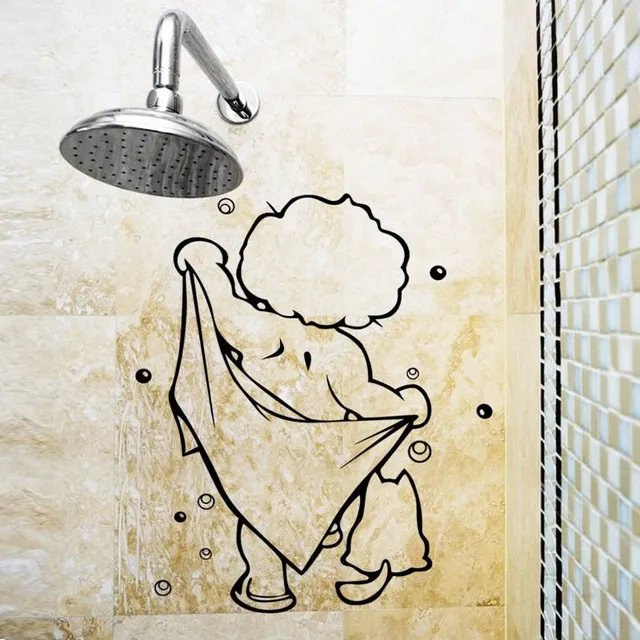 Sticker for shower