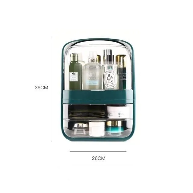 Multifunctional organiser for cosmetics