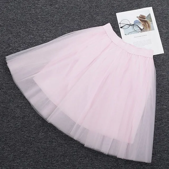 Women's TUTU tulle skirt uni pink