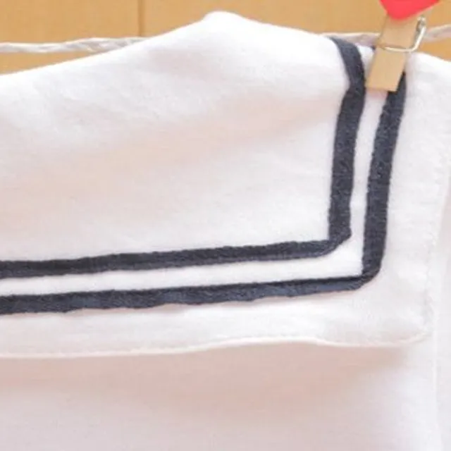 Infant sailor jumpsuit - White
