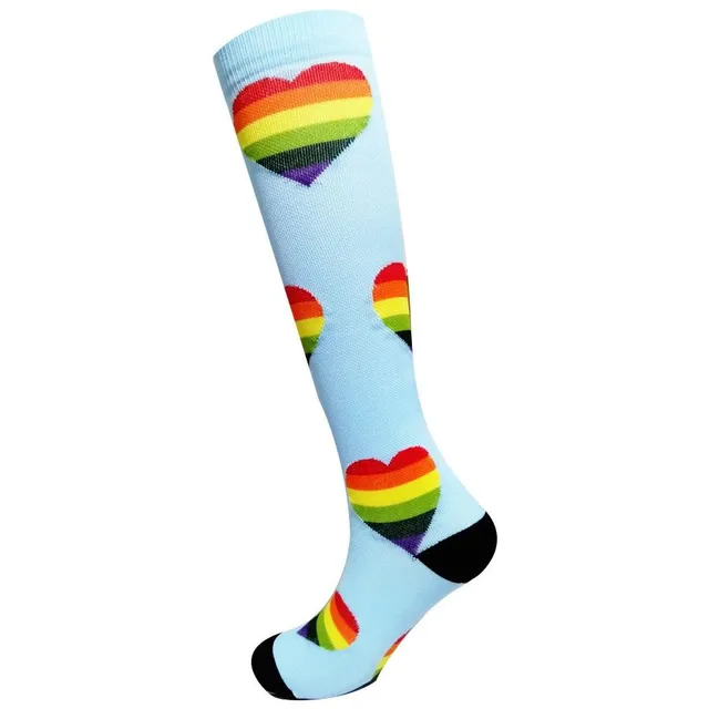 Stylish unisex long socks 32 L XL
