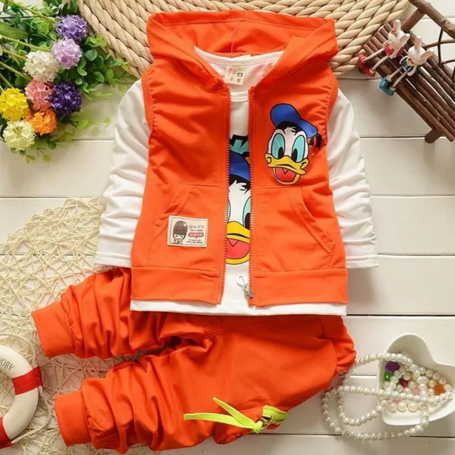 Boy set - Mikina, vest and sweatpants - Donald Duck