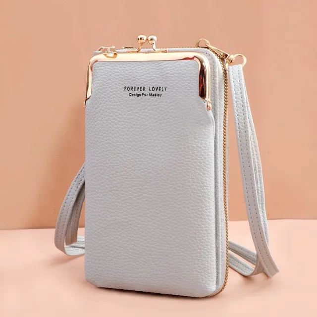 Elegant mini handbag with wallet and pocket