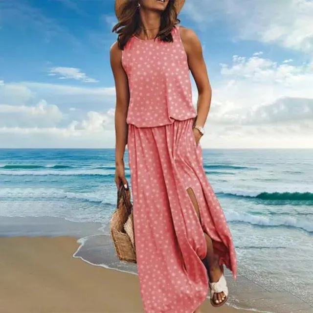 Hölgyek nyári divat maxi ruha Whitney