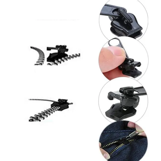 Zipper repair kit - 6 pieces