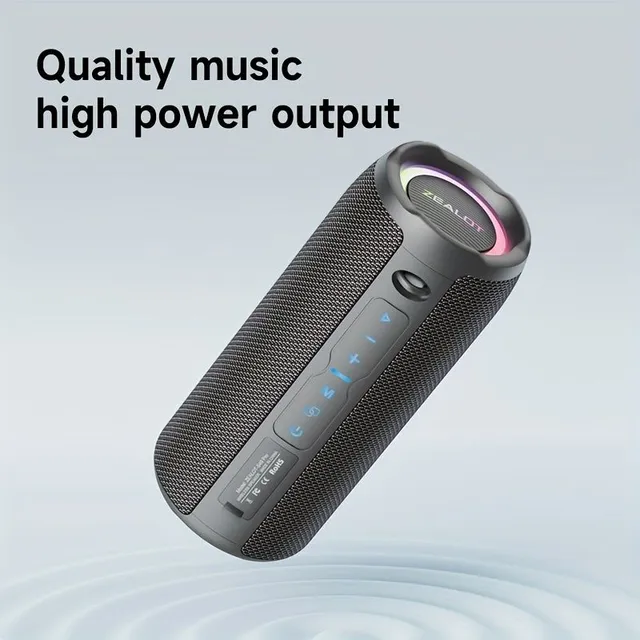 Transferable wireless speaker with subwoofer, 10 hours of music, dual pairing