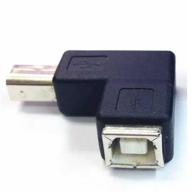 USB 2.0 Angle Adapter 90° - Male and female