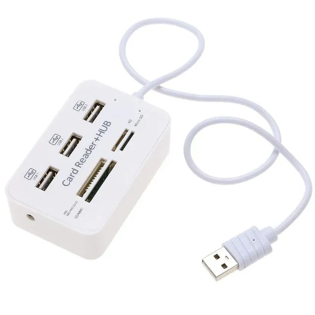 USB HUB a čítačka pamäťových kariet K929