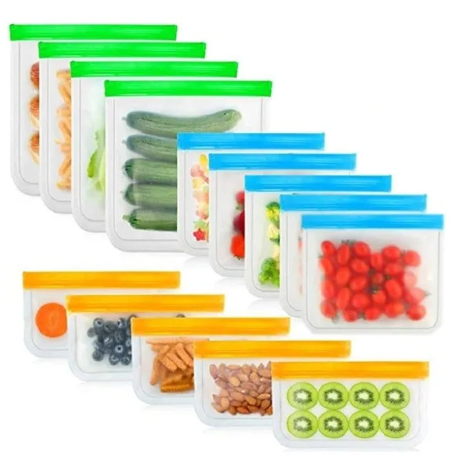 Closeable ZIP bag for food 14 pcs