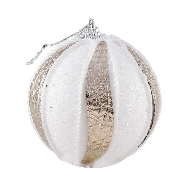 Christmas balls white 4 pcs