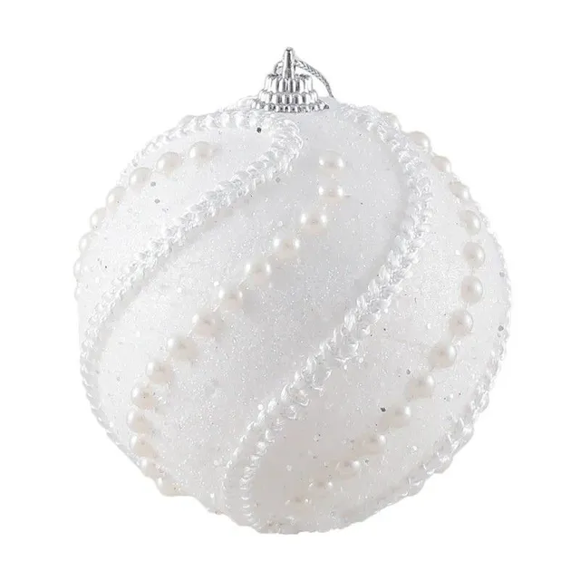 Christmas balls white 4 pcs