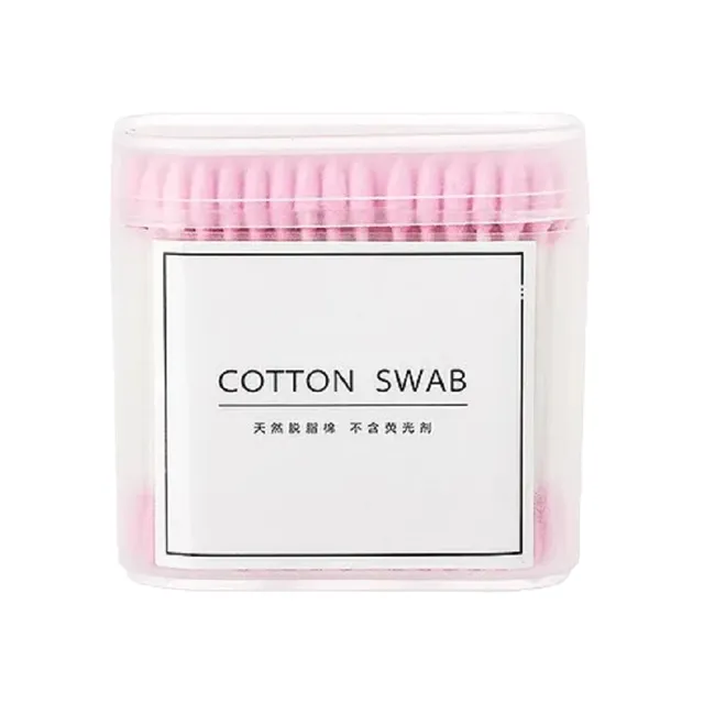 Cotton bars Two-headed earrings Disposable cotton tampons 200 pcs