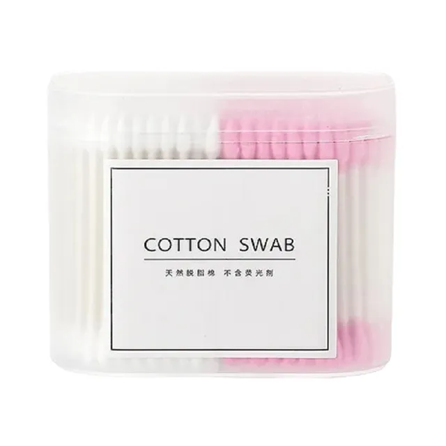 Cotton bars Two-headed earrings Disposable cotton tampons 300 pcs