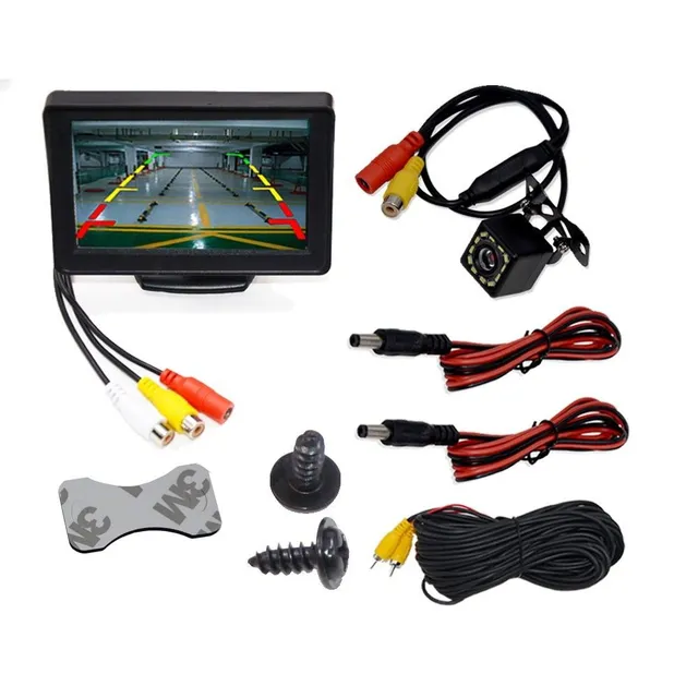 Rear camera with TFT LCD monitor