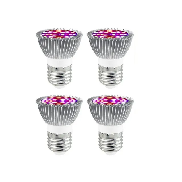 Lampa pentru cultivare acasă 28 W 4 bucăți