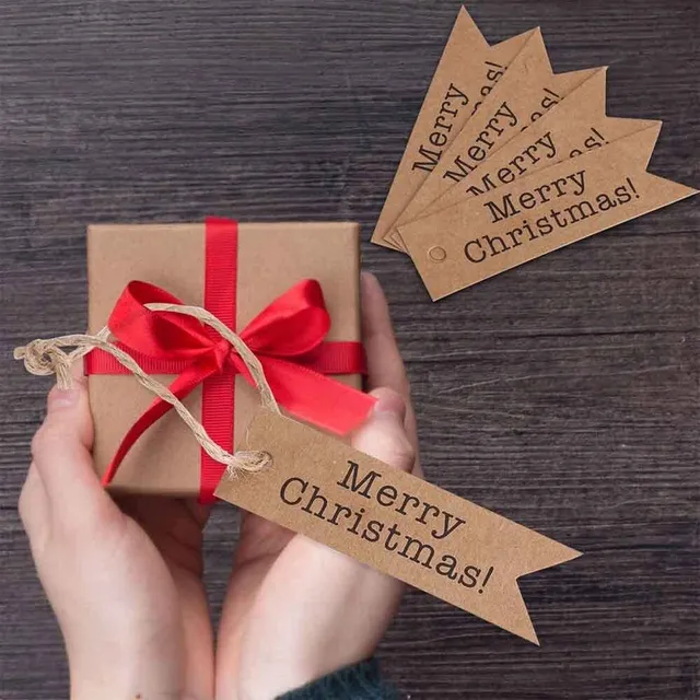 Christmas gift labels 100 pcs