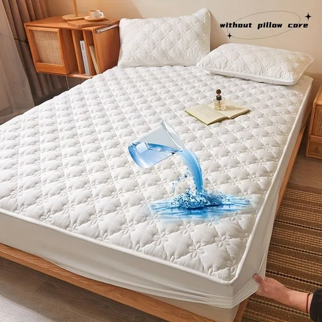 Comfortable and breathable sheet set with waterproof surface against dust mites and bacteria