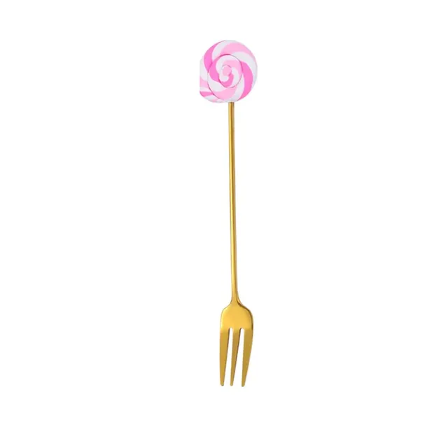 Stylish and elegant cutlery with theme lollipops for children and adults