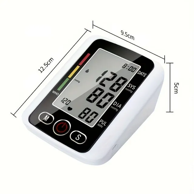 Automatický digitálny ramenný tlakomer s LCD displejom