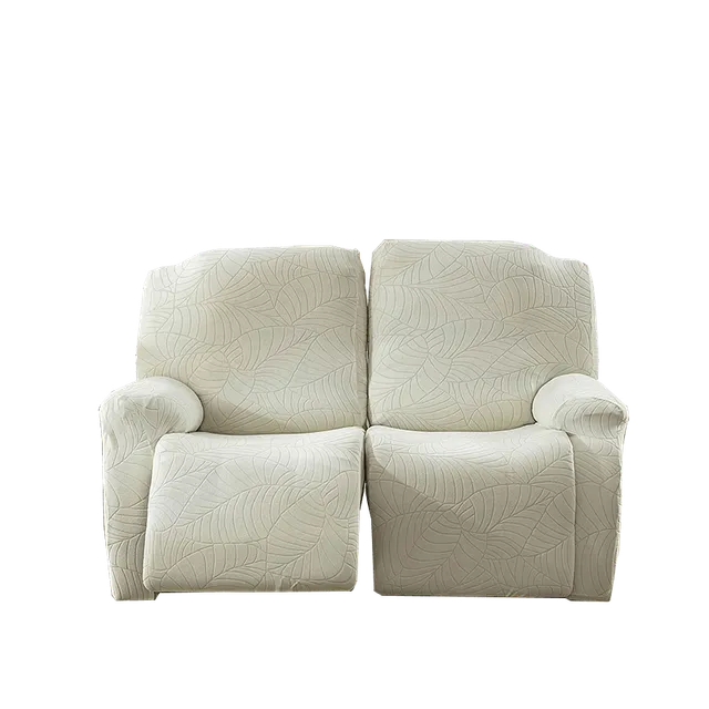Seating resistant, armchair cover with a function of relaxation with large leaf pattern, flexible protective of furniture to the bedroom, office, living room and home decor