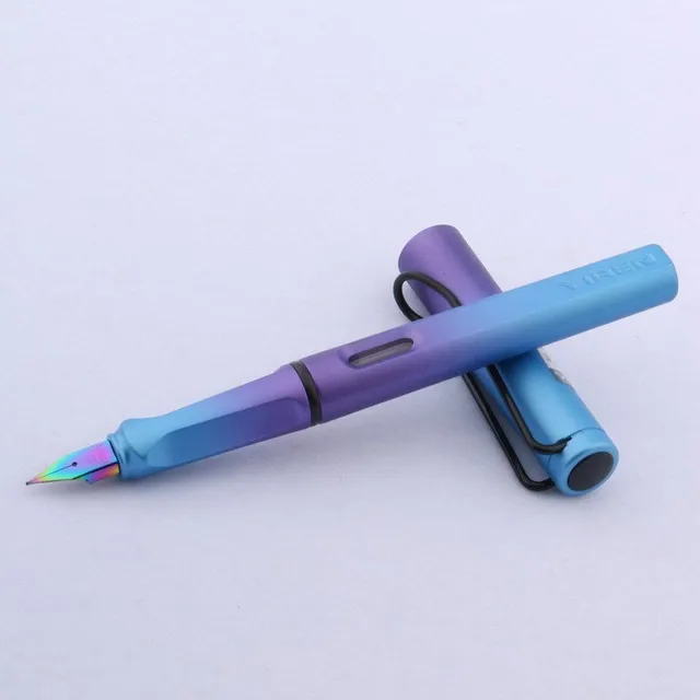 Office / School fountain pen in rainbow colours
