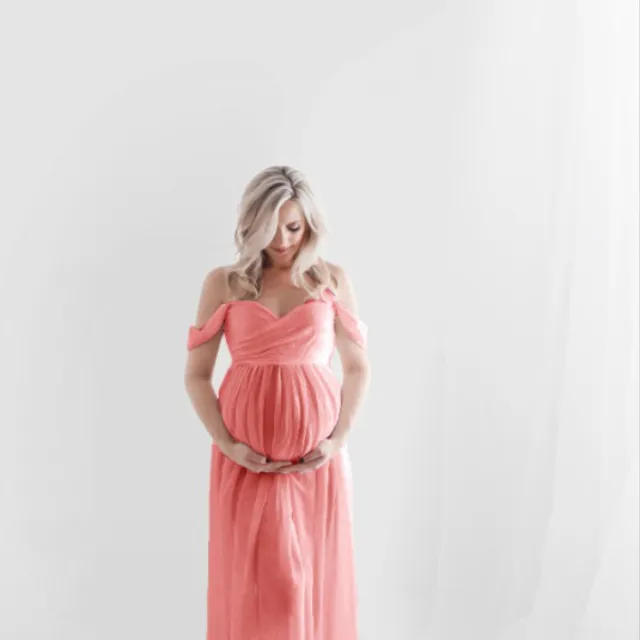 Nádherné šifonové těhotenské šaty