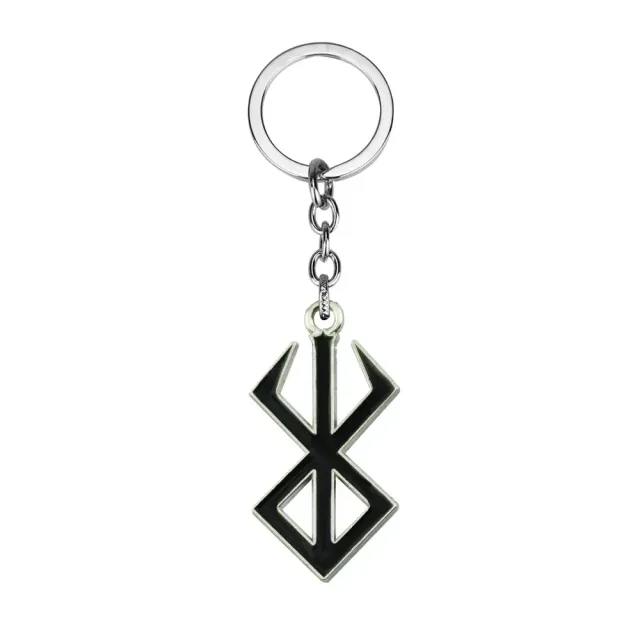 Necklace with Nordic symbol Berserker Rune of steel