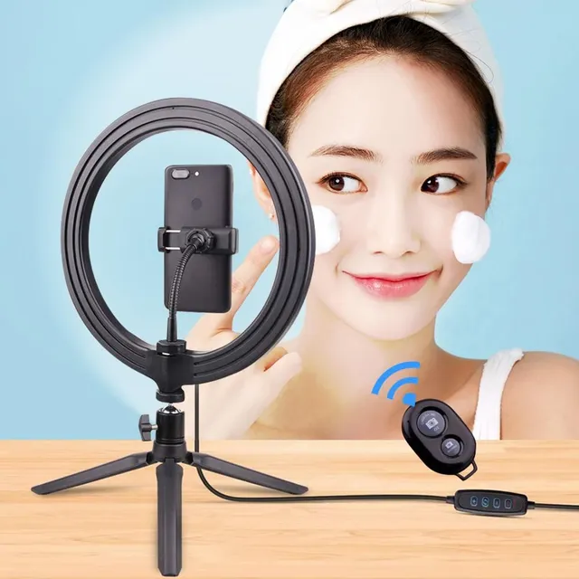 Round selfie light LED with stand