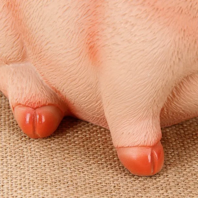 Tirelire en forme de cochon bien en chair pour enfants