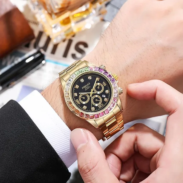 Moderní luxusní hodinky pro muže Angelo
