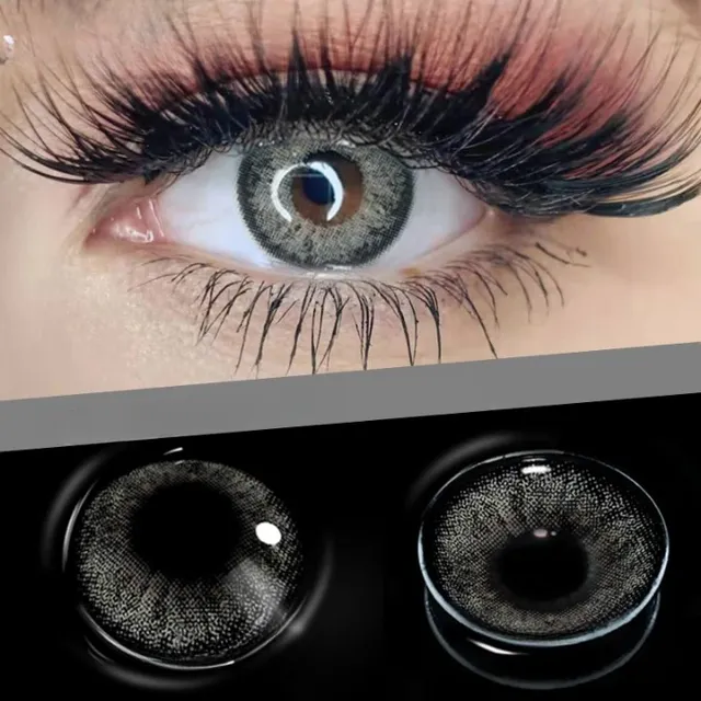 Luxury contact lenses without dioptre - realistic colors, several variants