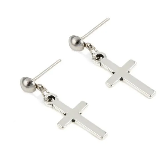 Men's earrings CROSS - 2 variants