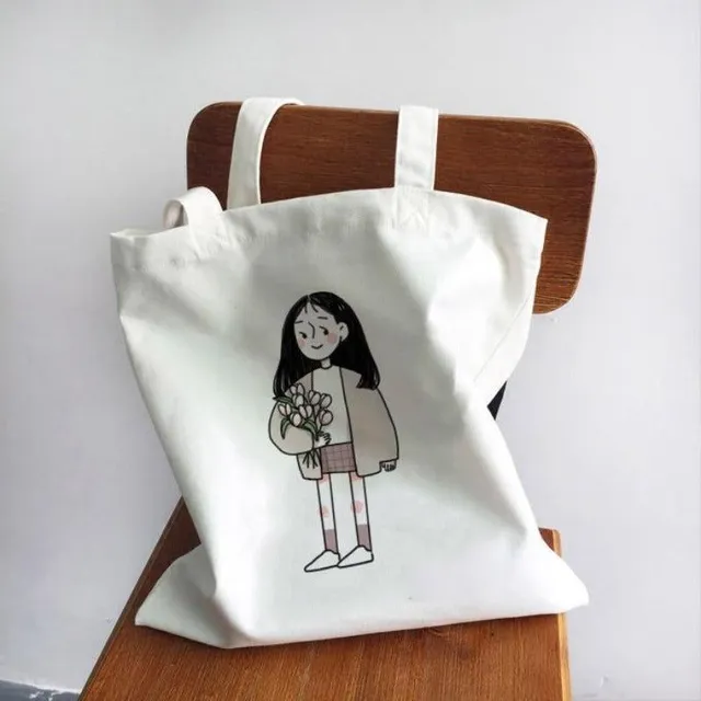 Character printing bag