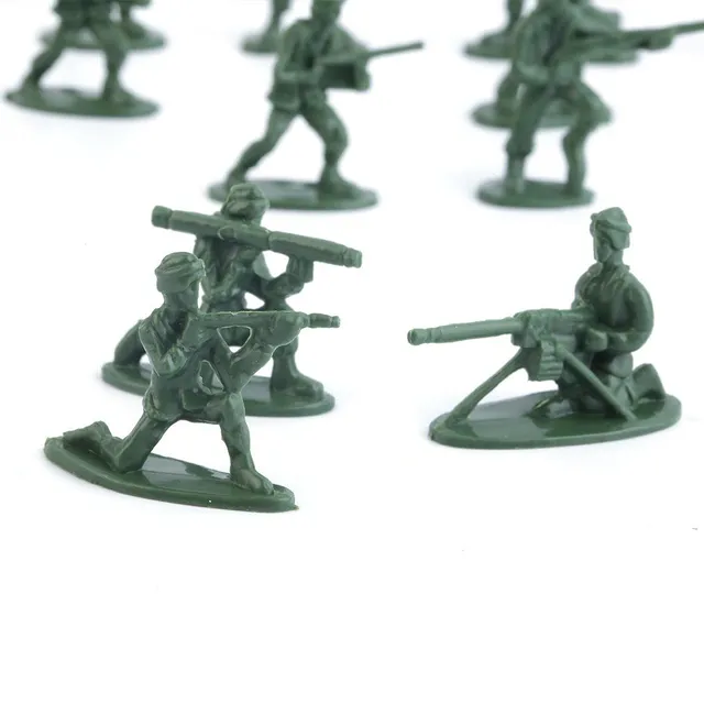 Small figures of soldiers