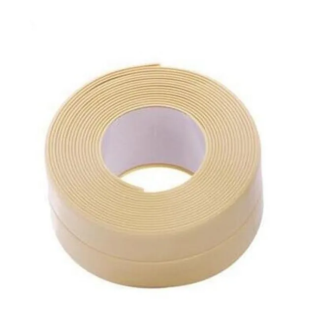 Self-adhesive tape on the wall