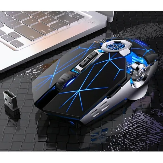 Wireless Optical Gaming Mouse with LED Backlight
