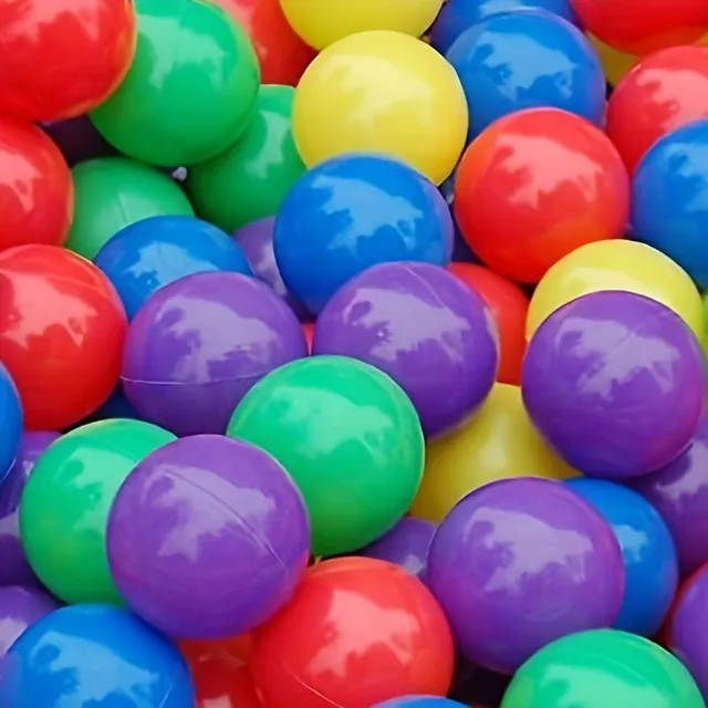 100 sztuk piłek basenowych: Idealne do zabawy dzieci w pomieszczeniach 
