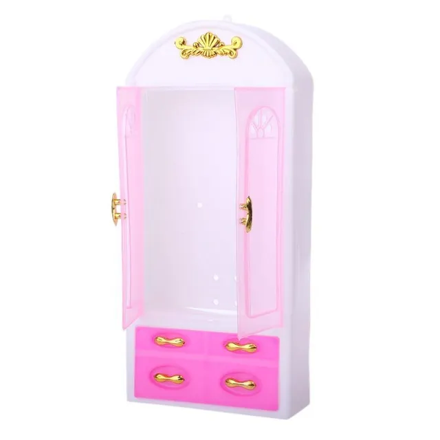 Pink cupboard for dolls