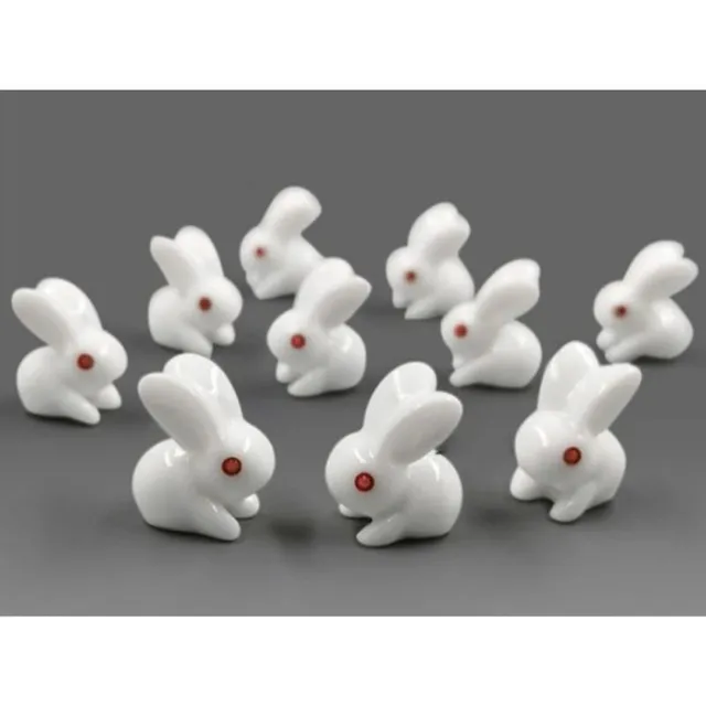 Ceramic Easter Bunny figurines