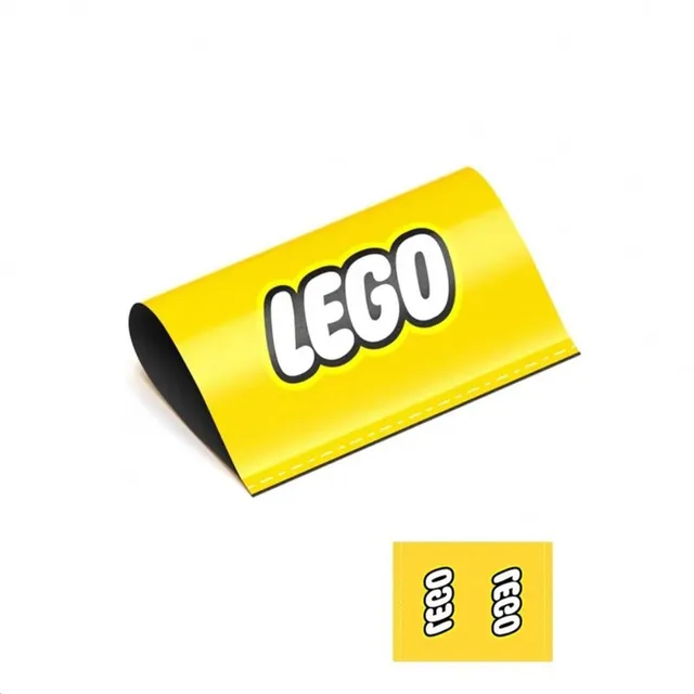 Universal decorative self-adhesive label with Lego logo for car decoration