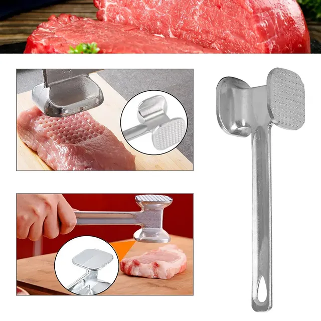 19cm palička na maso z hliníkové slitiny pro domácnost - oboustranné křehčení masa