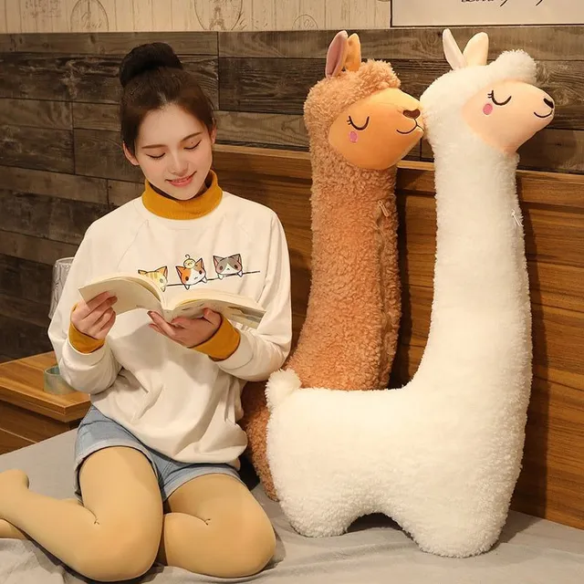 Cute Rolling Llama Pillow