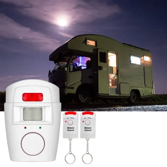 Wireless alarm with motion sensor