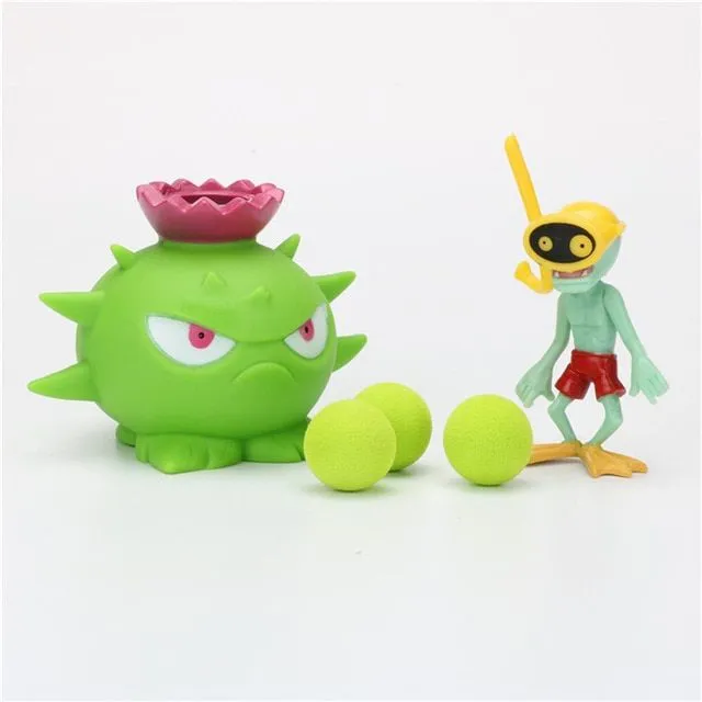 Shooting toy in the form of Plants vs Zombies characters