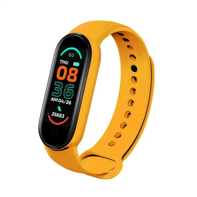 M6 Smart smart fitness bracelet, pedometer with heart rate monitor and other smart features