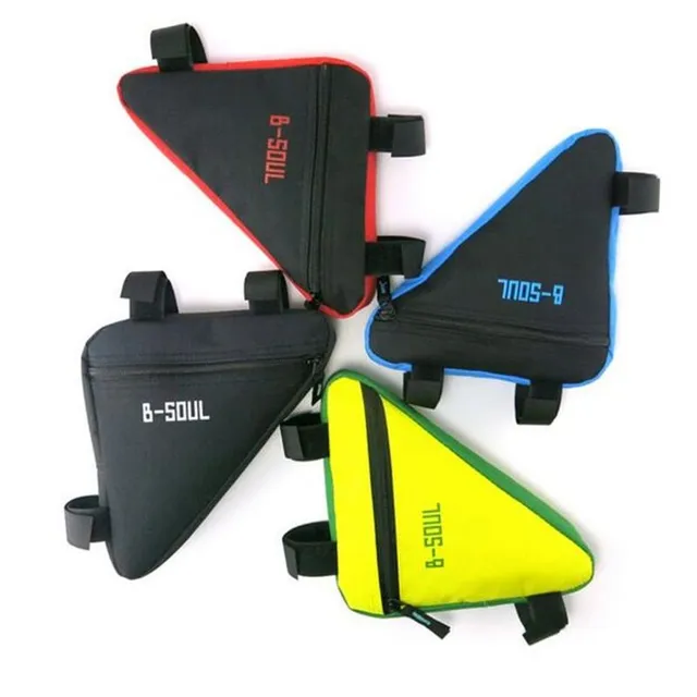 Triangular waterproof bag for bicycle frame