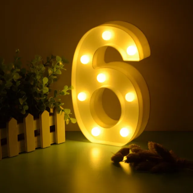 Illuminated LED digits