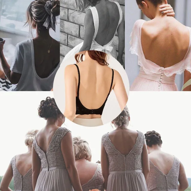 Women's bra for dresses with exposed back