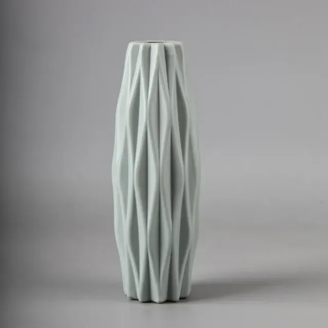 Modern vase in various shapes made of durable unbreakable material - more variants